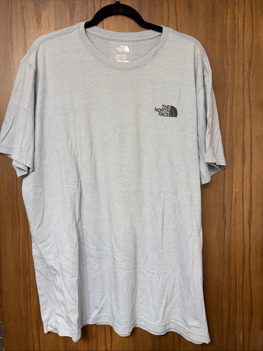 The North Face Light Gray Short Sleeve Logo Tee